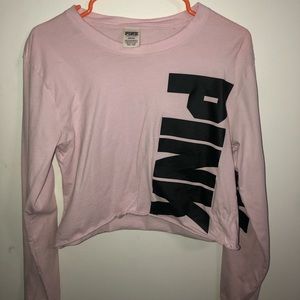 Pink crop top